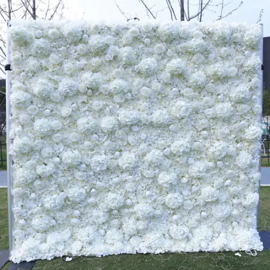 Artificial Rose Flower Wall for Wedding Home Party Decoration